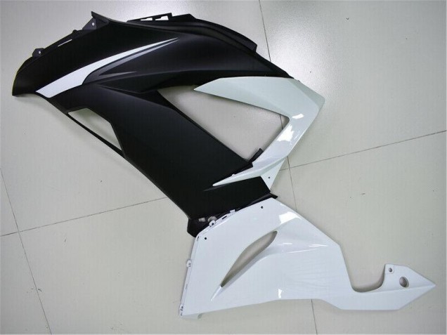 13-18 White Black ZX6R Motorcycle Fairing