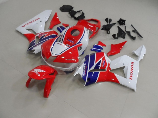 13-21 Red White Blue HRC CBR600RR Motorcycle Fairings 13-21 Red White Blue HRC CBR600RR Motorcycle Fairings