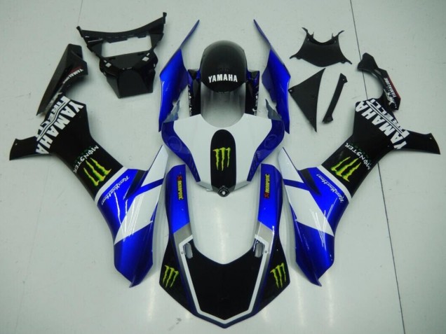 15-19 Black Blue Monster YZF R1 Motorcycle Fairings 15-19 Black Blue Monster YZF R1 Motorcycle Fairings