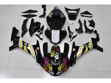 15-19 Black White YZF R1 Motorcycle Fairings