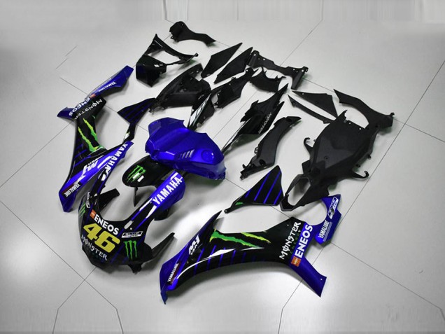 15-19 Blue Blue White ENEOS 46 Monster YZF R1 Motorcycle Fairings 15-19 Blue Blue White ENEOS 46 Monster YZF R1 Motorcycle Fairings