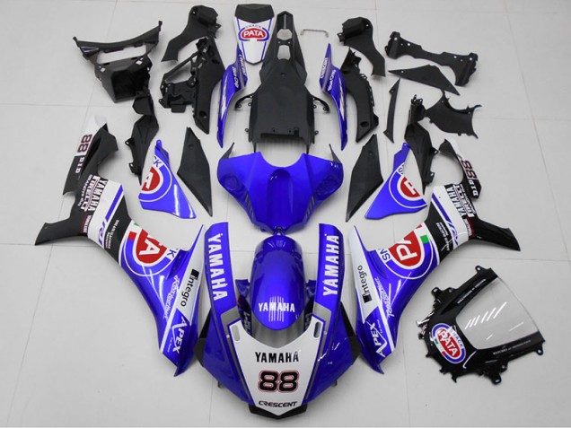 15-19 Blue PATA 88 YZF R1 Motorcycle Fairings 15-19 Blue PATA 88 YZF R1 Motorcycle Fairings