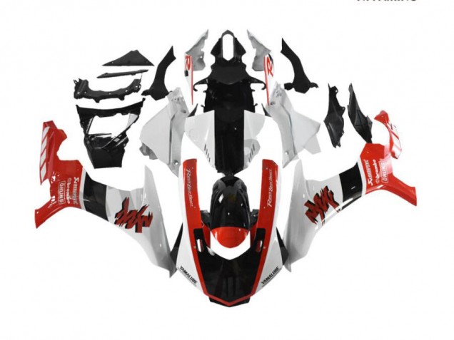 15-19 Red White YZF R1 Motorcycle Bodywork 15-19 Red White YZF R1 Motorcycle Bodywork