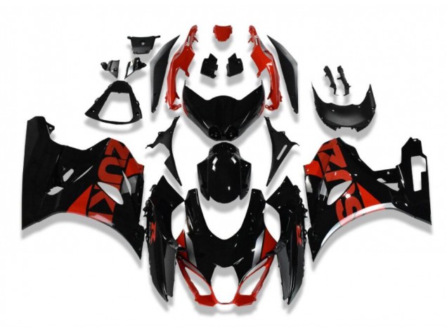 17-21 Black Red GSXR 1000 Motorcycle Fairings 17-21 Black Red GSXR 1000 Motorcycle Fairings