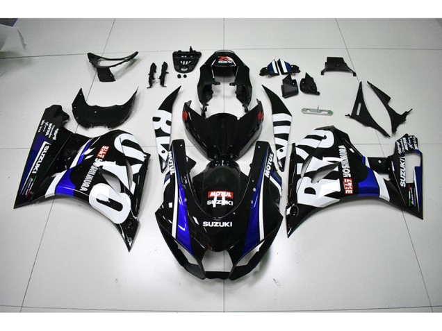 17-21 Black White Motul GSXR 1000 Motorcycle Fairings 17-21 Black White Motul GSXR 1000 Motorcycle Fairings