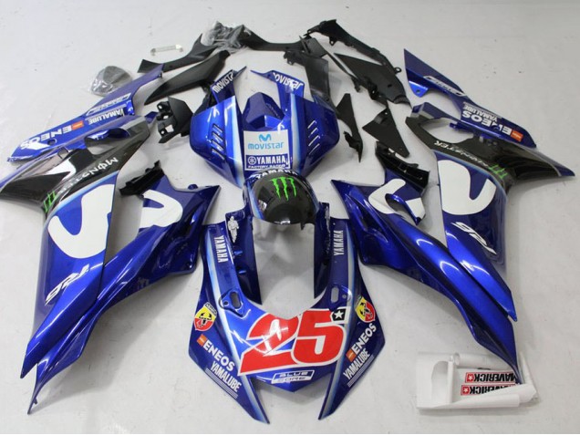 17-21 Movistar YZF R6 Motorcycle Fairings 17-21 Movistar YZF R6 Motorcycle Fairings