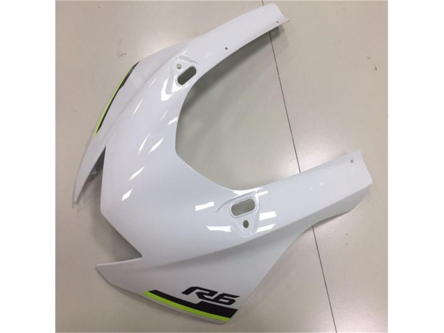 17-21 White Silver YZF R6 Motorcycle Fairings