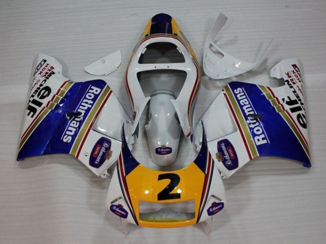 94-96 White Blue Yellow NSR250 MC28 P4 Motorcycle Fairings 94-96 White Blue Yellow NSR250 MC28 P4 Motorcycle Fairings