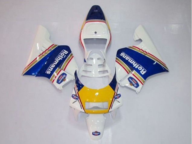 94-96 Yellow White Blue NSR250 MC28 P4 Motorcycle Fairings 94-96 Yellow White Blue NSR250 MC28 P4 Motorcycle Fairings