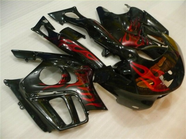 95-98 Black Red Flame CBR600 F3 Motorcycle Fairing