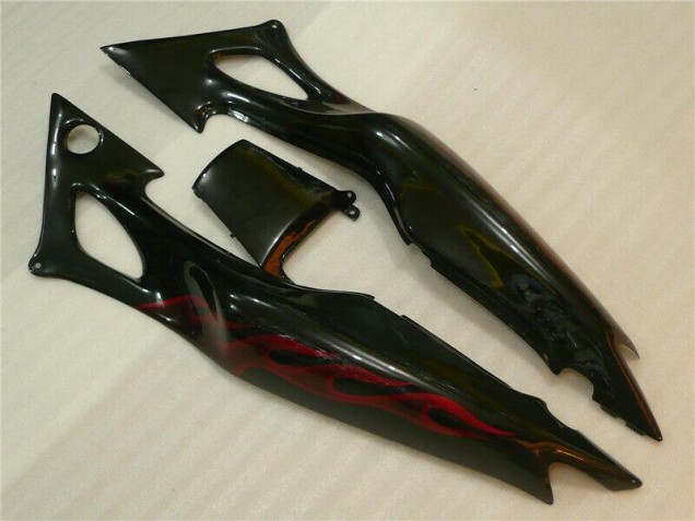 95-98 Black Red Flame CBR600 F3 Motorcycle Fairing
