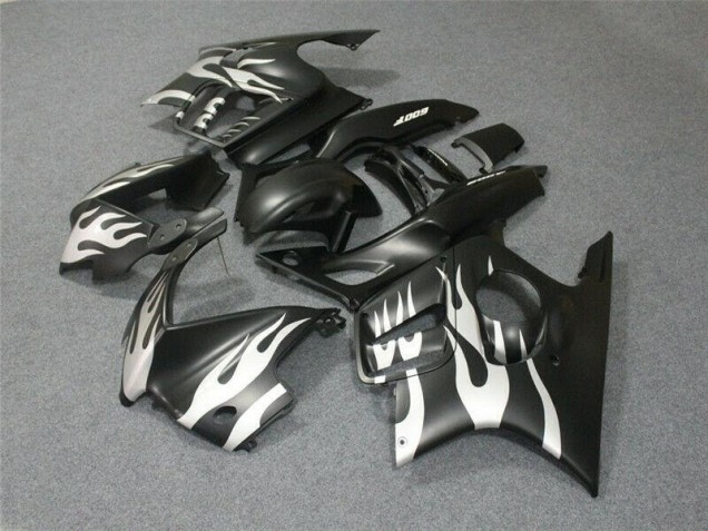 95-98 Black White Flame CBR600 F3 Motorcycle Fairings 95-98 Black White Flame CBR600 F3 Motorcycle Fairings