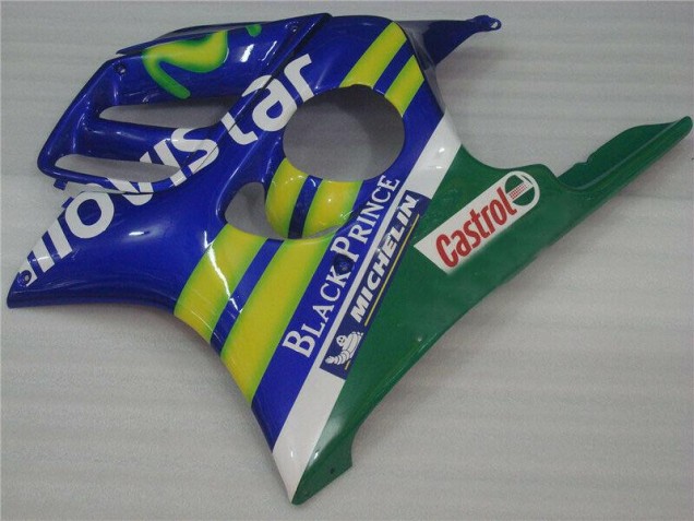 95-98 Blue Movistar Castrol CBR600 F3 Motorcycle Fairings