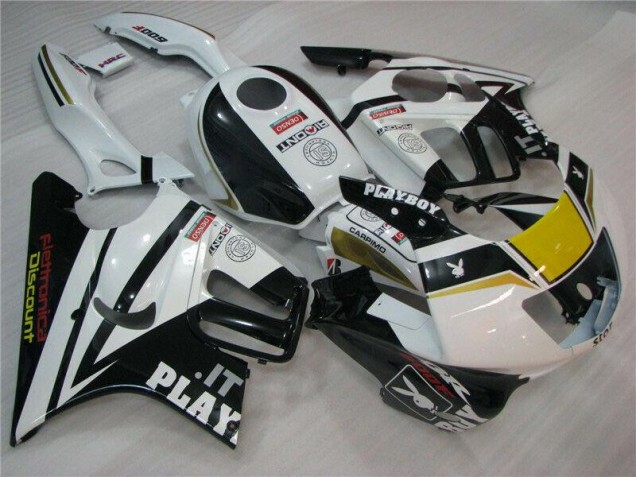 95-98 White Black Playboy CBR600 F3 Motorcycle Fairings 95-98 White Black Playboy CBR600 F3 Motorcycle Fairings
