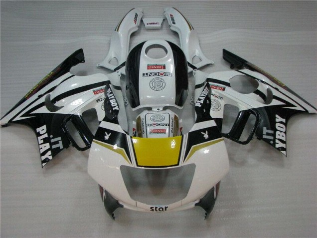 95-98 White Black Playboy CBR600 F3 Motorcycle Fairings 95-98 White Black Playboy CBR600 F3 Motorcycle Fairings