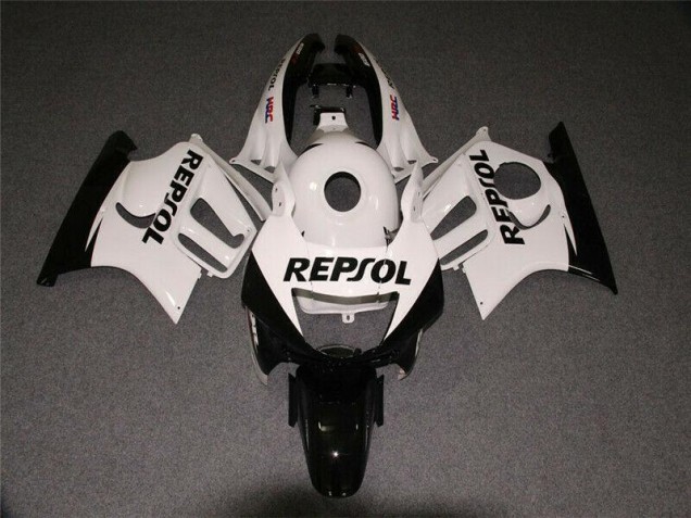95-98 White Black Repsol CBR600 F3 Motorcycle Fairings 95-98 White Black Repsol CBR600 F3 Motorcycle Fairings