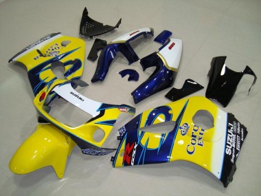 96-00 Yellow Corona GSXR 600 Motorcycle Fairings