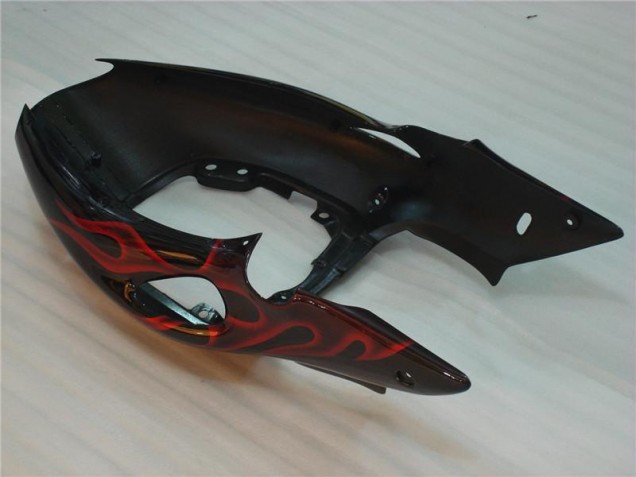 96-07 Black Red Flame GSXR 1300 Hayabusa Motorcycle Fairings 96-07 Black Red Flame GSXR 1300 Hayabusa Motorcycle Fairings