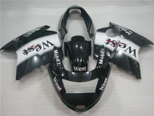 96-07 Black White West CBR1100XX Motorcycle Fairings 96-07 Black White West CBR1100XX Motorcycle Fairings