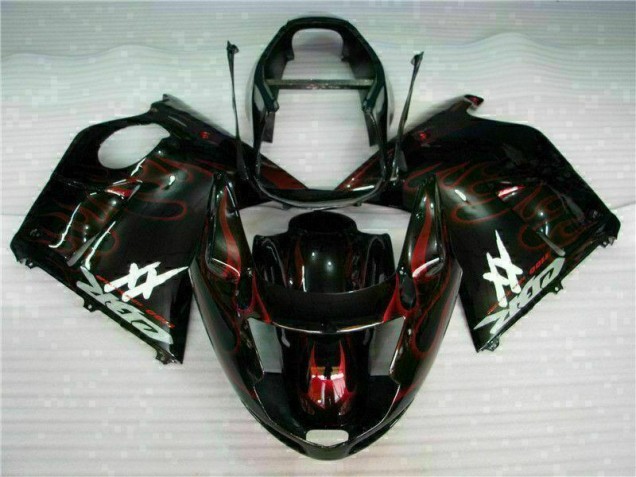 96-07 Red Flame CBR1100XX Motorcycle Fairing 96-07 Red Flame CBR1100XX Motorcycle Fairing