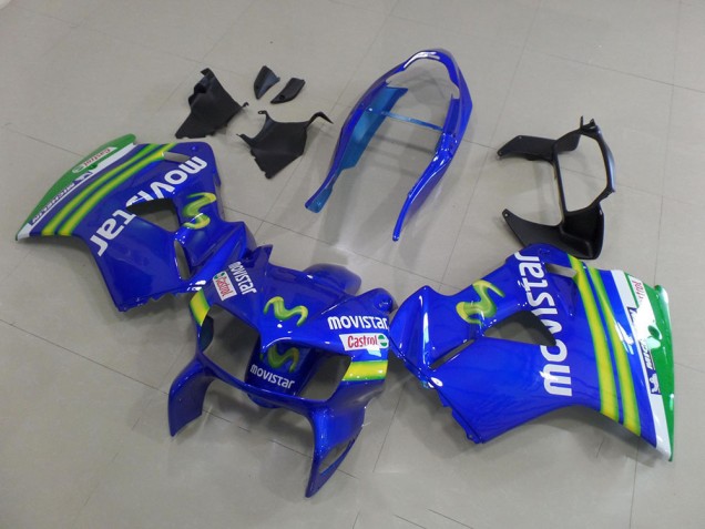 98-01 Movistar VFR800 Motorcycle Fairings 98-01 Movistar VFR800 Motorcycle Fairings