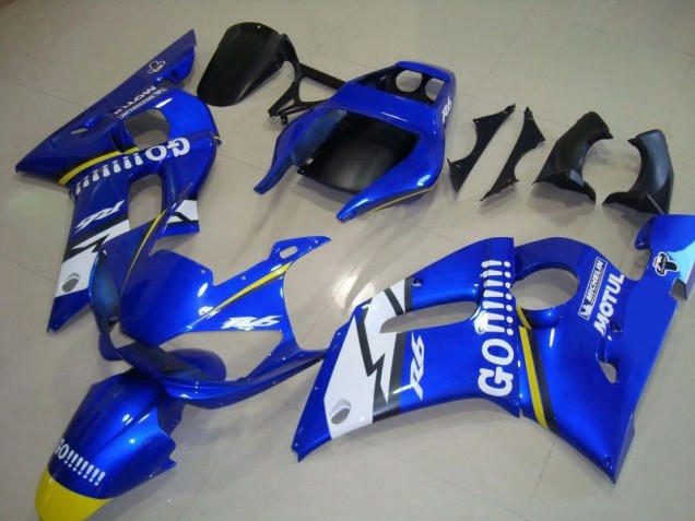 98-02 Blue Go Motul YZF R6 Motorcycle Fairings 98-02 Blue Go Motul YZF R6 Motorcycle Fairings