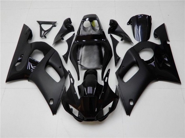 98-02 Glossy Matte Black YZF R6 Motorcycle Fairings 98-02 Glossy Matte Black YZF R6 Motorcycle Fairings