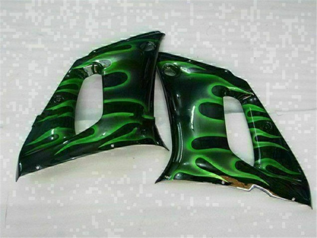 98-02 Green Black YZF R6 Motorcycle Fairings 98-02 Green Black YZF R6 Motorcycle Fairings
