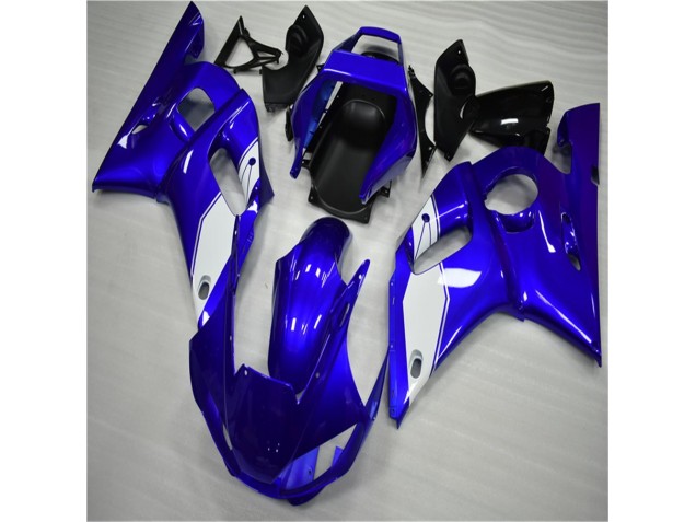 98-02 White Blue YZF R6 Motorcycle Fairings 98-02 White Blue YZF R6 Motorcycle Fairings