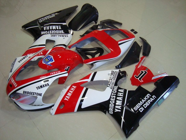 98-99 Black Red Stickers YZF R1 Motorcycle Fairings 98-99 Black Red Stickers YZF R1 Motorcycle Fairings